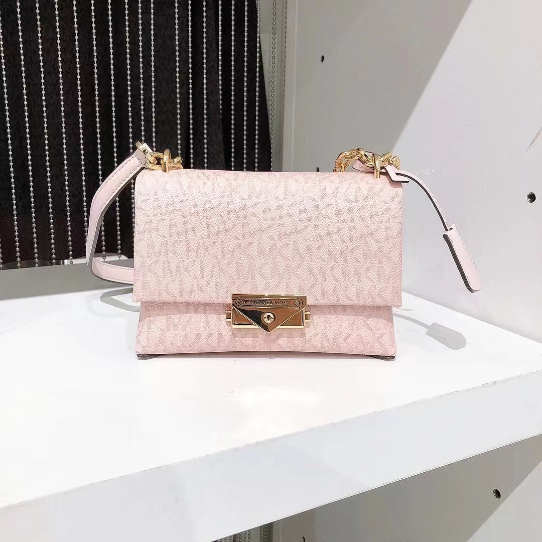 Michael Kors 35F2G0EC5B CECE EXTRA SMALL LEATHER CROSSBODY IN POWDER BLUSH Michael Kors 35F2G0EC5B CECE EXTRA SMALL LEATHER CROSSBODY IN POWDER BLUSH